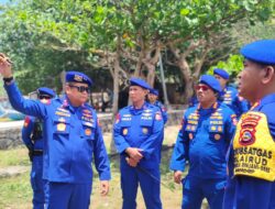 Kakorpolairud Baharkam Polri Cek Kesiapan Pengamanan MotoGP 2025 di wilayah Perairan Mandalika.