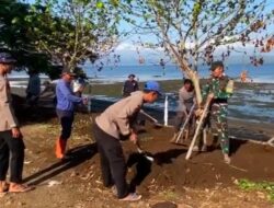 Sinergi Polisi dan Masyarakat, Pantai Dusun Sigi Bersih dan Tertata Berkat Gotong Royong