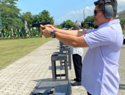 Asah Ketangkasan, Ditresnarkoba Polda NTB Gelar Latihan Menembak di Lapangan Brimob