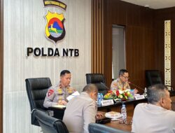 Wakapolda NTB Pimpin Rapat Optimalisasi Layanan Publik Quick Response Call Center 110