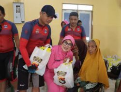 Gowes Kamtibmas Kapolres Lombok Utara Sambangi Desa Segara Katon, Perkuat Silaturahmi dan Pelayanan Sosial