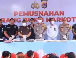 Rilis Akhir Tahun 2025, Polda NTB Paparkan Capaian Kinerja dan Musnahkan Barang Bukti Narkotika