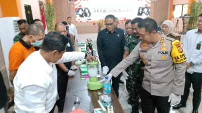 Jelang Akhir Tahun 2025, Polresta Mataram Musnahkan Narkotika dan Berbagai Jenis Miras