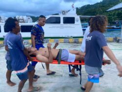 Ditpolairud Polda NTB Berikan Pelayanan Cepat Evakuasi Warga Terpeleset di Gili Trawangan