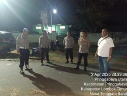 Polsek Pringgabaya Bersama Koramil Gelar Pengamanan Peringatan di Gereja Santo Mikael