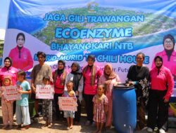 Bhayangkari NTB Dorong Perubahan Perilaku Kelola Sampah di Gili Trawangan