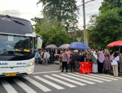 Polda NTB Kawal Ketat Keberangkatan 393 Jemaah Haji Kloter 7 Asal Lombok Tengah