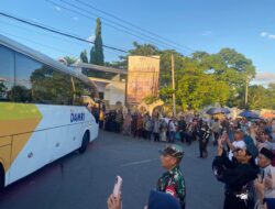 Polda NTB Pastikan Keamanan Kedatangan 393 Jemaah Haji Kloter 12 di Asrama Haji Mataram