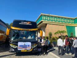 Polda NTB Kawal Keberangkatan Jamaah Haji Kloter 13 Asal Lombok Utara