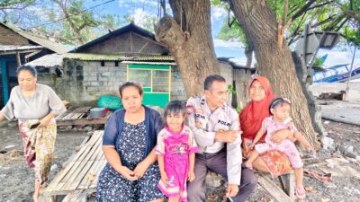 Sambangi Nelayan Pantai Viral Ampenan, Ditbinmas Polda NTB Ajak Warga Jaga Kamtibmas