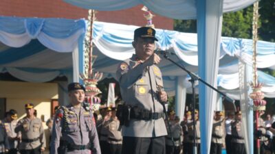 Pimpin Apel Perdana, Kapolda NTB: Kalau Belum Bisa Berprestasi, Jangan Mendatangkan Masalah