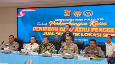 Jajaran Polda NTB Tetapkan Terduga Pelaku Penipuan Proyek Dapur MBG