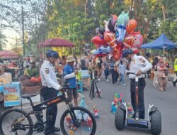 Ditpamobvit Polda NTB Intensifkan Patroli Keamanan Saat CFD Udayana
