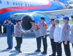 Kapolda NTB Sambut Kedatangan Kapolri di Lombok, Polda Siagakan Pengamanan Maksimal Kunjungan VVIP