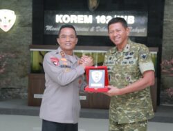 Perkuat Soliditas TNI-Polri, Kapolda NTB Audiensi dengan Danrem 162/WB Bahas Stabilitas Keamanan Daerah