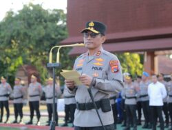 Jelang HUT RI ke-81 dan Kunker Kapolri, Polda NTB Gelar Apel Siaga Kamtibmas Serentak Seluruh Jajaran