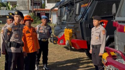 Direktorat Samapta Polda NTB Gelar Apel Kesiapan Personel dan Peralatan Penanganan Karhutla