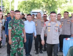 Dari Taman Kota Giung Siu Mataram, Kapolda NTB Ikuti Peresmian Jembatan Merah Putih