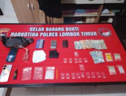 Polres Lombok Timur Ungkap Dugaan Peredaran Sabu 26,44 Gram di Sambelia