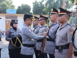 Polres Lombok Timur Gelar Serah Terima Jabatan Sejumlah Pejabat Utama dan Kapolsek
