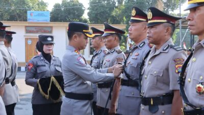 Polres Lombok Timur Gelar Serah Terima Jabatan Sejumlah Pejabat Utama dan Kapolsek
