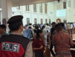 POLRI HADIR, UNIT PATROLI SUBDIT GASUM DIT SAMAPTA POLDA NTB AMANKAN GIAT IBADAH UMAT KATOLIK DI GEREJA