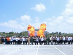 Jibom Polda NTB Sigap Bergerak, Bom Meledak di Tengah Simulasi MotoGP Mandalika