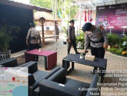 Jelang Kunjungan Rider MotoGP, Tim Jibom Sterilisasi SDN 2 Kute Lombok Tengah
