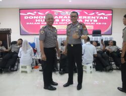 Peringati HUT Humas Polri ke-75, Polda NTB Gelar Donor Darah Serentak Targetkan 300 Lebih Kantong Darah